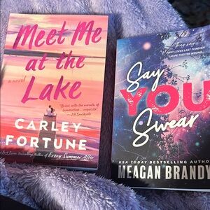 'Meet Me at the Lake' Coffee Table Book - Pink and Orange